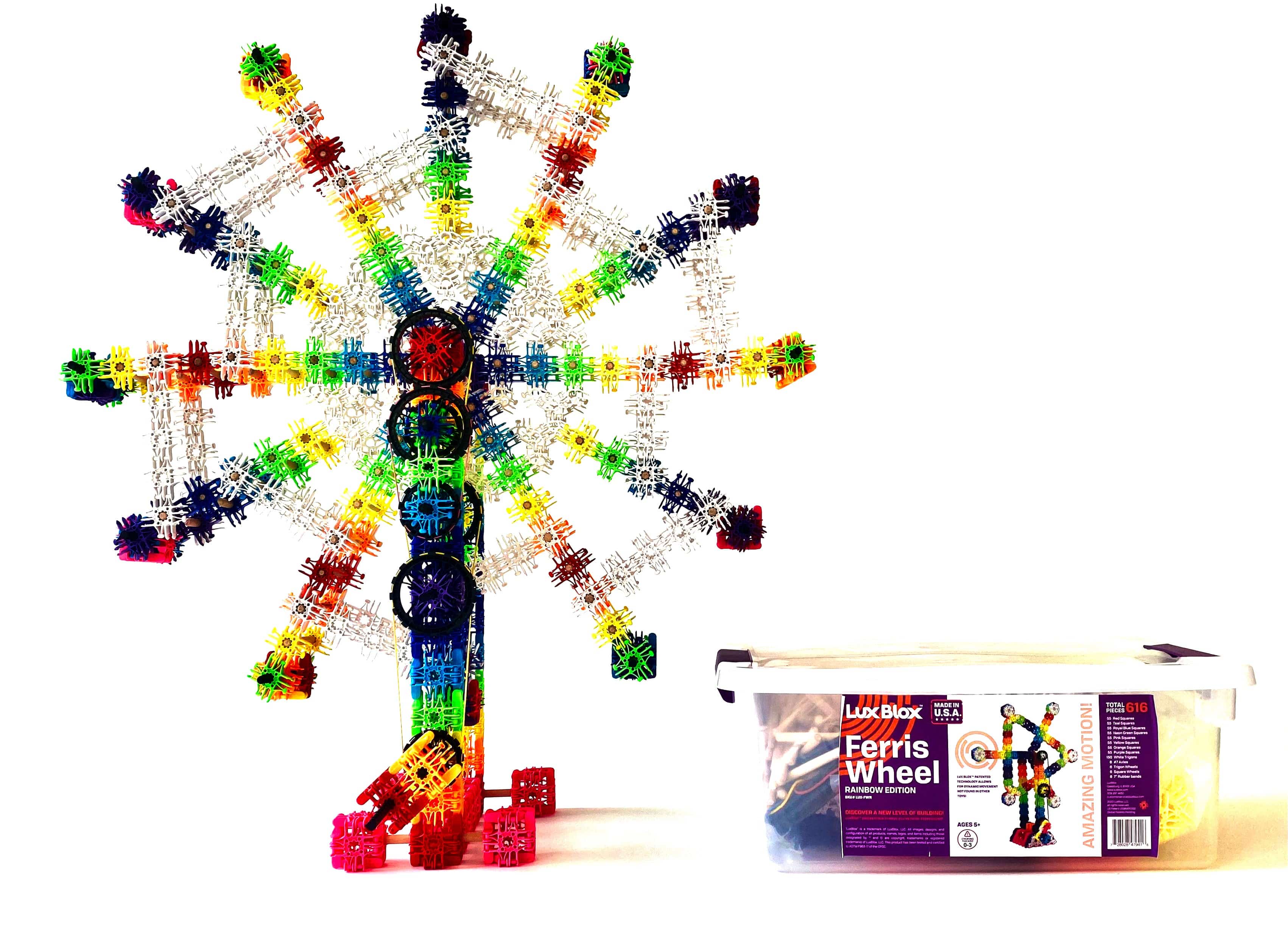 NEW & IMPROVED! Rainbow Ferris Wheel – Rainbow Edition – LUX BLOX